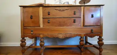 Antique sideboard/buffet, View more