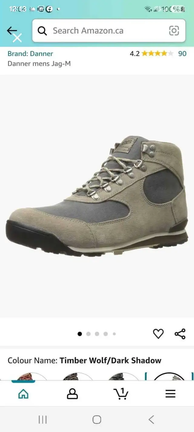 Danner Jag M Hiking Boots - 8.5 in Men's Shoes in Kitchener / Waterloo - Image 2