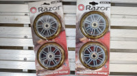 Razor Replacement Scooter Wheels with Bearings (134932-CL)