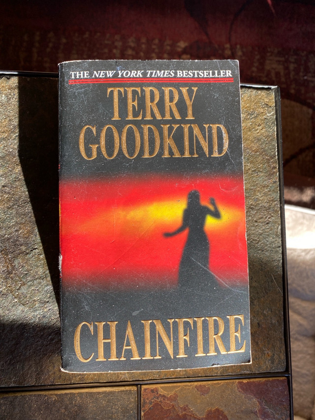 Stone of Tears + Blood of the Fold & Chainfire by Terry Goodkind in Fiction in Edmonton - Image 4