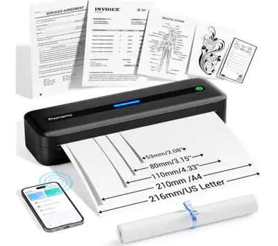 New Phomemo M832 Portable Printer, Inkless Thermal Printer , View more