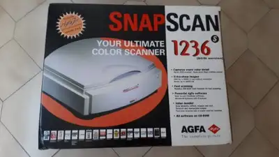 ORIGINAL SOLID AGFA Snapscan 1236 Color Scanner