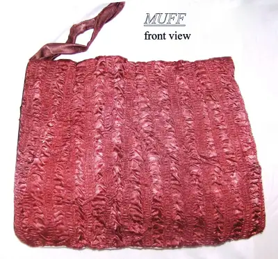 Vintage muff, warmth, comfort, style, excellent condition, View more