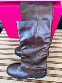 Geniun leather zara boots size 38