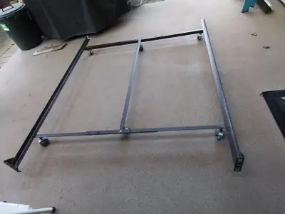 Steel bed frame for queen bed, View more