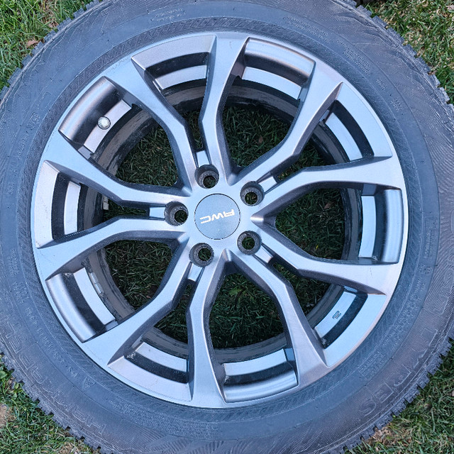 225/60/18 nokian hakkapeliitta r5 witner tires with RWC alloy ri in Tires & Rims in Markham / York Region - Image 3