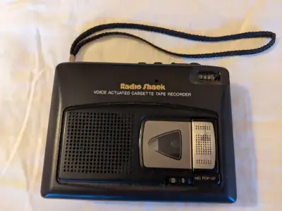 Radio Shack CTR-96 Voice Actuated Cassette Tape Recorder, View more