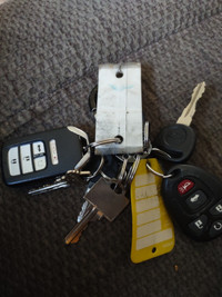 Found keys down by bridge on Northside