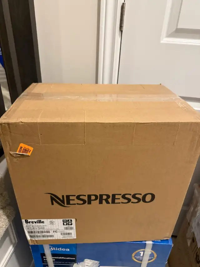 Sealed NESPRESSO VERTUO NEXT BY BREVILLE, LIGHT GREY in Coffee Makers in Ottawa - Image 3