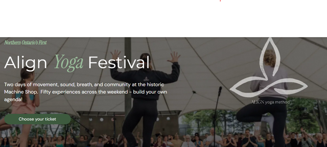 2 Align Yoga Festival Wknd Passes