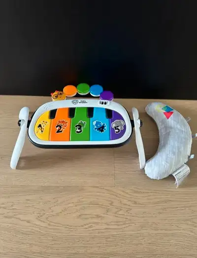 Only $10 for both! Fun piano for babies and toddlers. They love it! Music and chords. The pillow is...