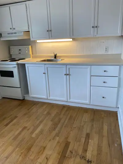 Quiet adult building. Private entrance. Separate storage room in basement. Call Ted 705-768-9755