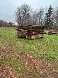  Rough sawn lumber for sale.