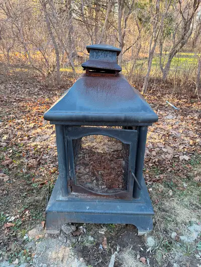 Free Metal Outdoor Fireplace, View more