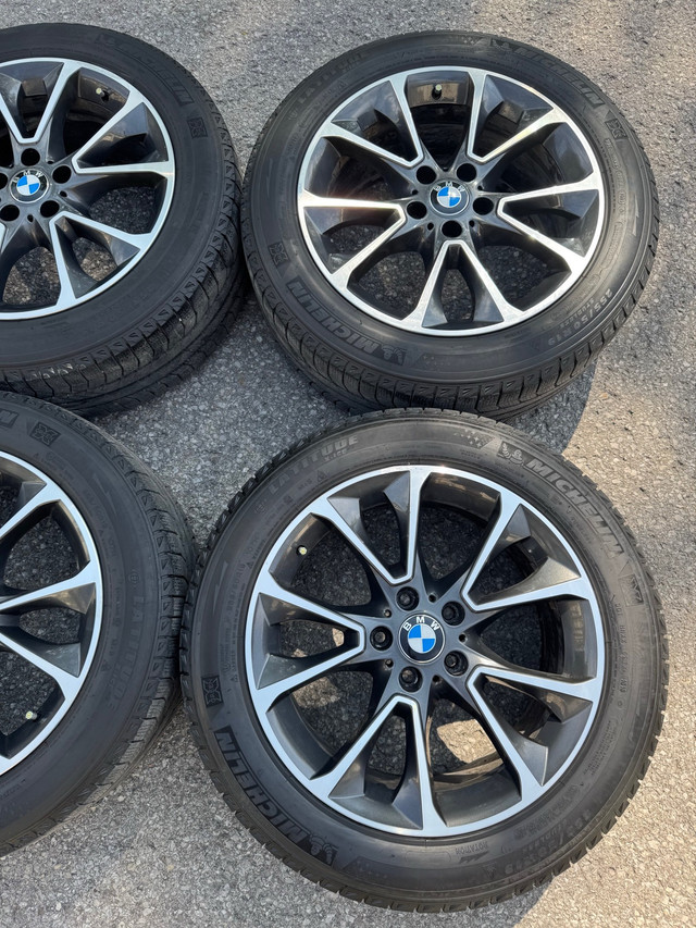 255/50/19 Michelin X-ICE2 on OEM BMW X5 rims 5x120mm in Tires & Rims in Ottawa - Image 4
