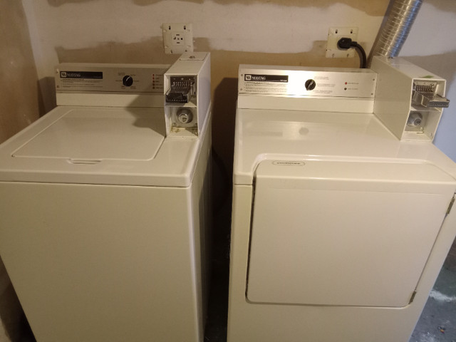 2 Maytag commercial coin operated washing machines and 1 Dryer in Washers & Dryers in City of Toronto