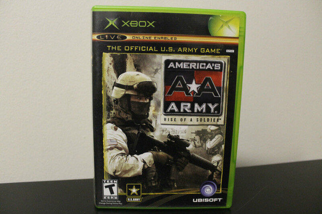 America's Army: Rise of a Soldier (Xbox game) in Older Generation in Charlottetown