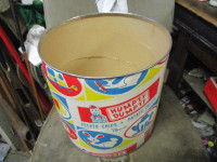 1970s HUMPTY DUMPTY CARDBOARD CHIP CONTAINER $10. VINTAGE DECOR
