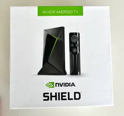 NVIDIA Shield: specs on one of the photos. Purchased a couple of years ago, set it up, never used it...