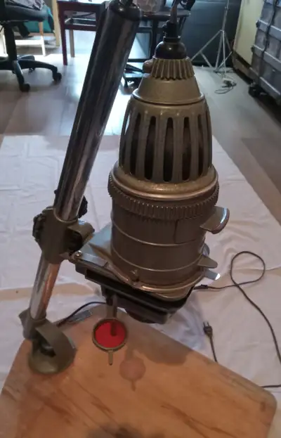 Fully operational Meopta Opemus 2 vintage photo enlarger comes with a wide array of accessories, rea...