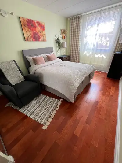 Fully furnished bedroom in 2-bedroom , one bathroom apartment. Looking for clean, respectful and res...