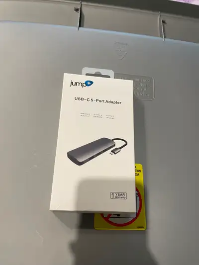 New - Jump+ USB-C 5-Port Adapter, View more