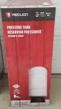 New Unused Pre Charged 34L Water Pressure Tank