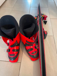 Ski boots and skii Junior