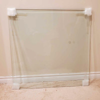 Square glass coffee table top