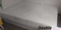 Double memory foam mattress/box