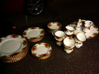 old country rose dishes