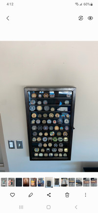 challenge coin display case. 