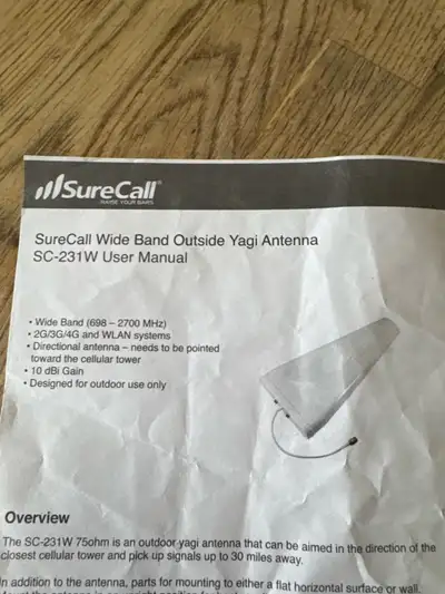 SureCall Yagi Antenna, View more