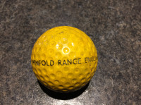 Balle de golf antique / Vintage 1950-1960 Penfold range england