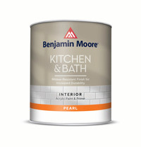 Benjamin Moore Kitchen & Bath Paint, Factory White *can tint!