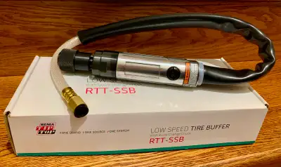 Brand New - Rema Tip Top RTT-SSB Low Speed Tire Buffer with Quick Change Chuck; includes Exhaust Hos...