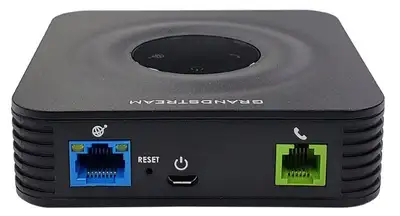 Analog VoIP Internet Phone Adapter Grandstream HT801, View more