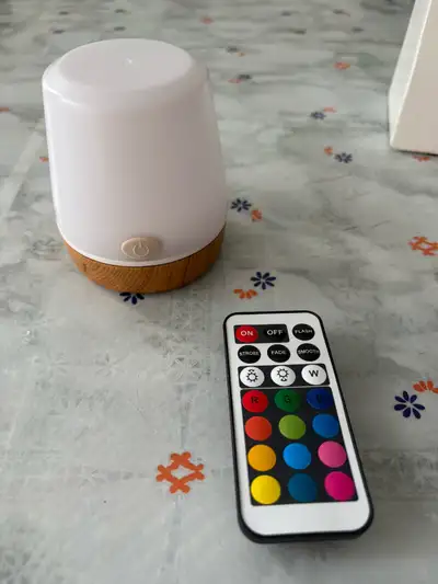 RGB LED Color Changing Table Lamp with Remote, View more