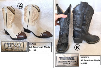 2 KID's / Toddler's All American Made Cowboy / Cowgirl Boots