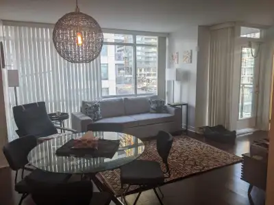 Furnished 1bedroom + den, 690 sq feet condo available for rent in prime Downtown Toronto. The condo...