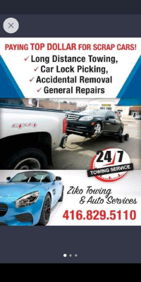 Cheap towing service 416-829-5110