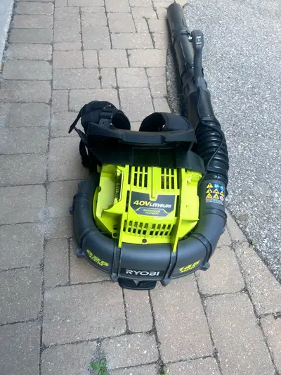Ryobi 40v Back pack Blower, View more