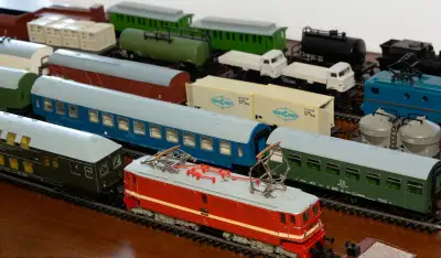 All locomotives, cars, and tracks, in perfect working condition, from the period 1960-1980, dependin...