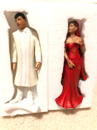 Indian bride and groom wedding cake topper - NEW!