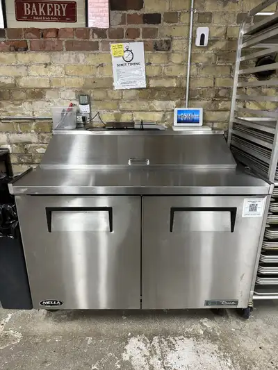 Used True TSSU-48-12-HC 48" Wide Double Door Refrigerated Salad/Sandwich Prep Table Asking Price :$2...