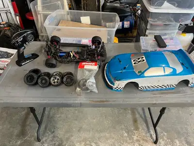 TRAXXAS RC cars with spares sale / trade, View more