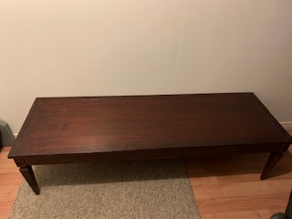 Dark Wood Coffee Table, View more