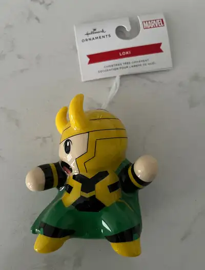 Marvel Hallmark Christmas Decoupage Ornament Loki, View more