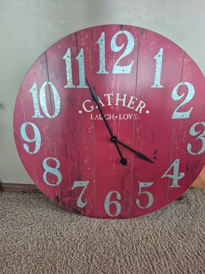Large wall clock, View more