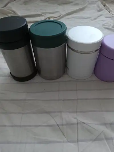 THERMOS--LARGE & SOUP SIZE, $10 & $5,SETS-$15, View more